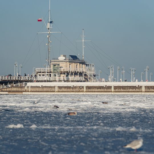 zamarznięta Zatoka Gdańska, Sopot 2026