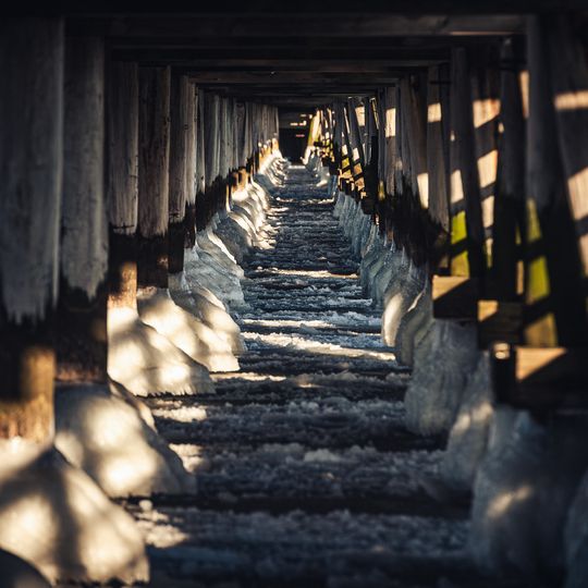 zamarznięta Zatoka Gdańska, Sopot 2026