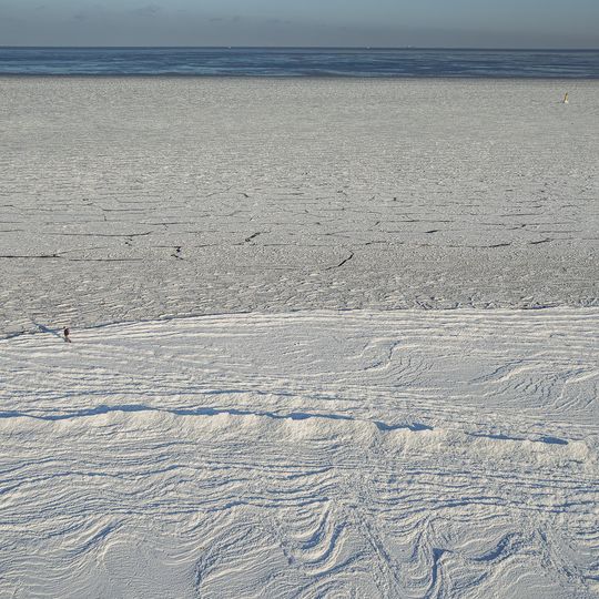 zamarznięta Zatoka Gdańska, Sopot 2026