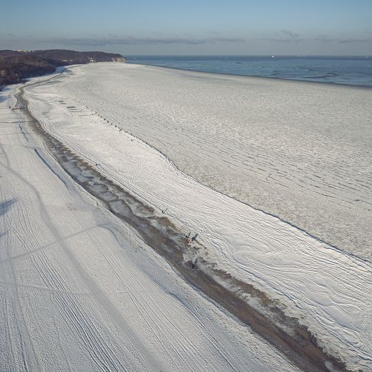 zamarznięta Zatoka Gdańska, Sopot 2026