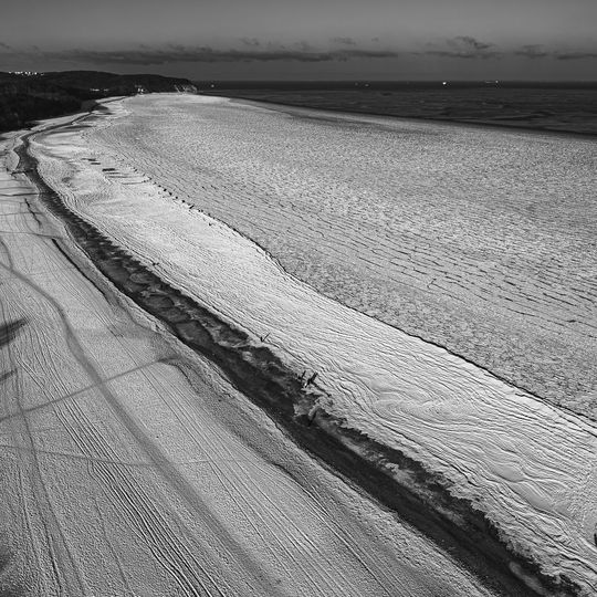 zamarznięta Zatoka Gdańska, Sopot 2026