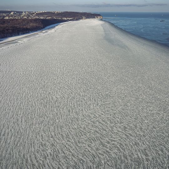 zamarznięta Zatoka Gdańska, Sopot 2026