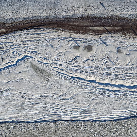 zamarznięta Zatoka Gdańska, Sopot 2026