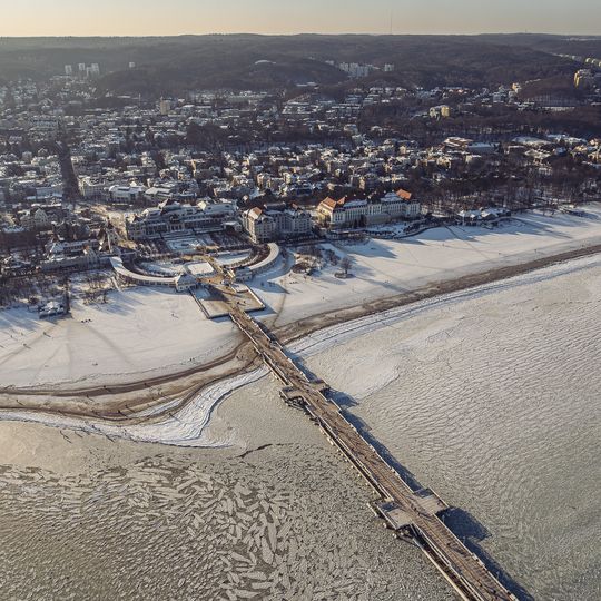 zamarznięta Zatoka Gdańska, Sopot 2026