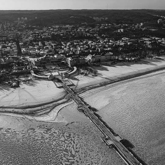 zamarznięta Zatoka Gdańska, Sopot 2026