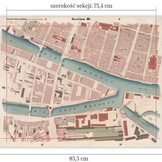 Plan Buhsego, wymiary