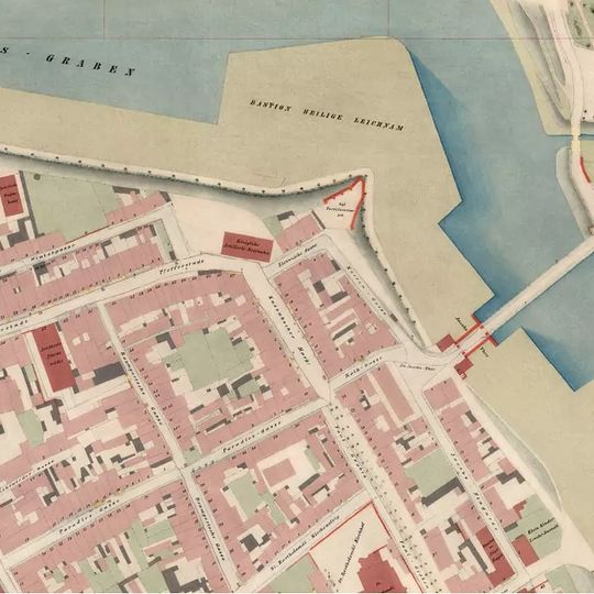 Plan Buhsego, fragment czystorysu (po renowacji)