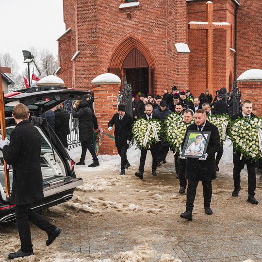 pogrzeb Janiny Kwiecień, Sierakowice 2026