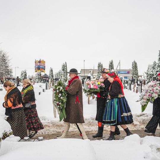 pogrzeb Janiny Kwiecień, Sierakowice 2026