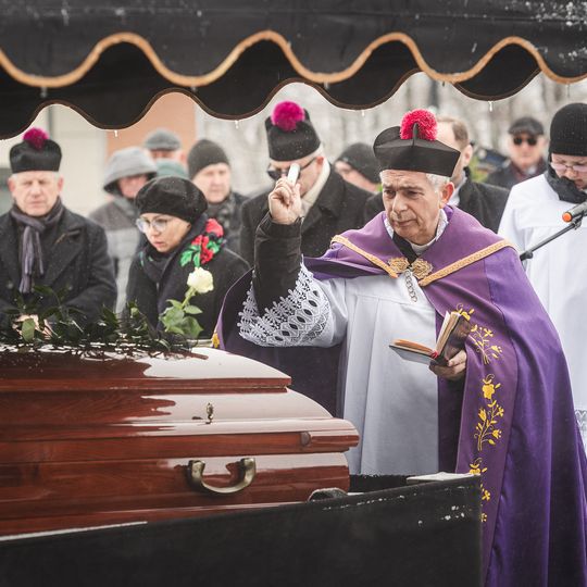 pogrzeb Janiny Kwiecień, Sierakowice 2026