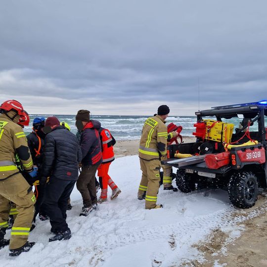 wypadek paralotniarza, Chłapowo 2026