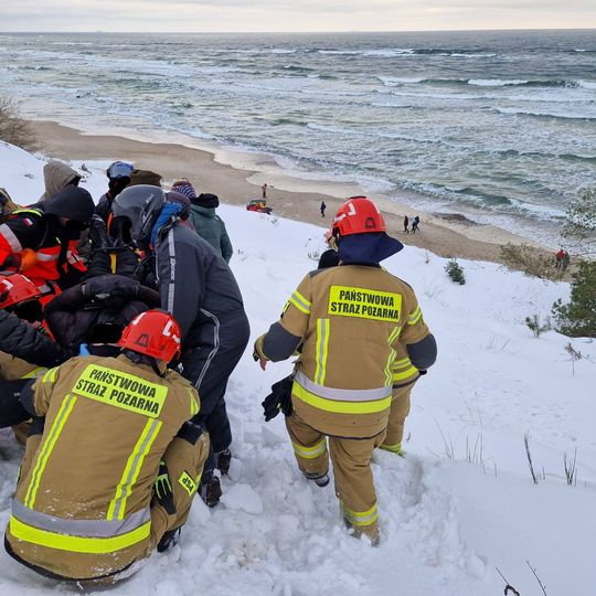 wypadek paralotniarza, Chłapowo 2026