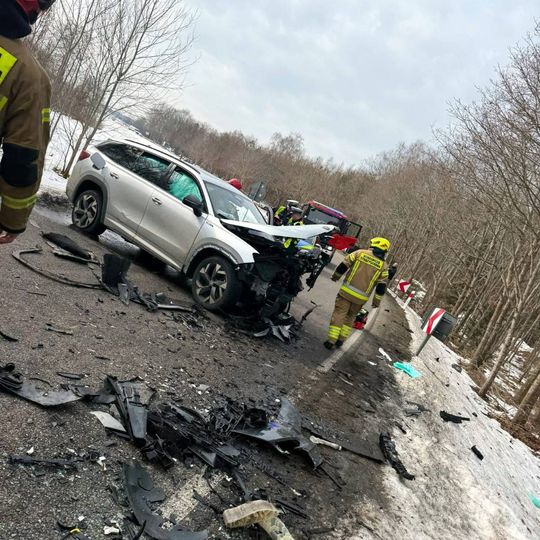wypadek na drodze 213 Główczyce-Słupsk, Będziechowo