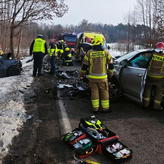 wypadek na drodze 213 Główczyce-Słupsk, Będziechowo