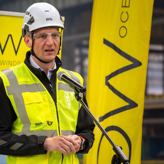 palenie blach pod budowę stacji elektroenergetycznej dla morskiej farmy wiatrowej BC-Wind