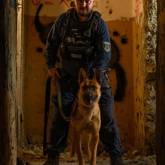 Scooby, nowy pies służbowy lęborskiej policji