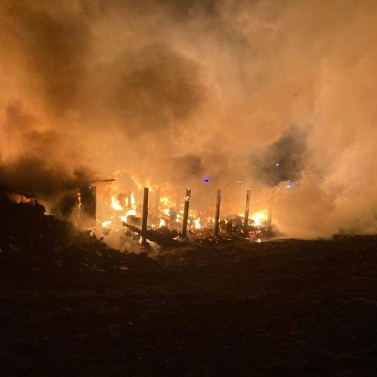 pożar drewnianych wiat, Czersk