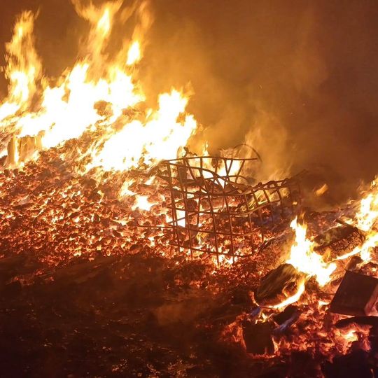 pożar drewnianych wiat, Czersk