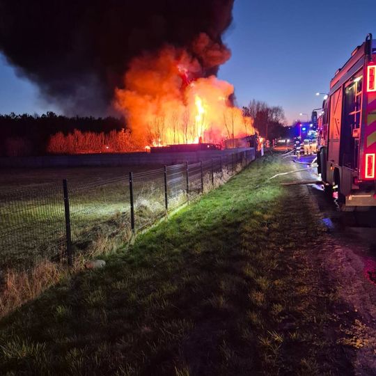 pożar drewnianych wiat, Czersk