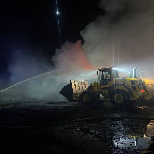 pożar zakładu utylizacji opon, Rożental 2026