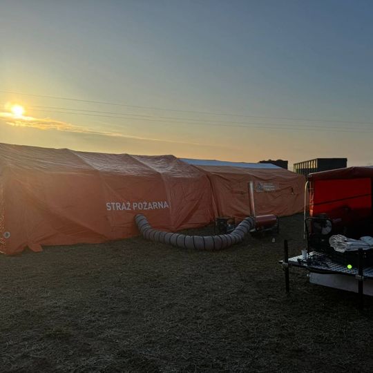 pożar zakładu utylizacji opon, Rożental 2026