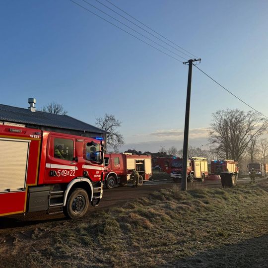 pożar zakładu utylizacji opon, Rożental 2026