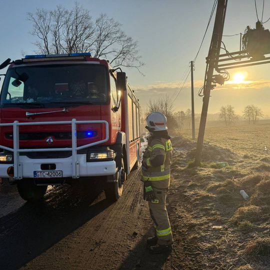 pożar zakładu utylizacji opon, Rożental 2026