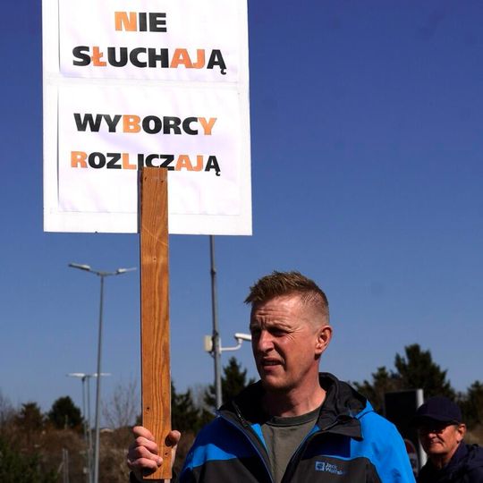 protest pod Ergo Areną w obronie terenów zielonych, Sopot 2026