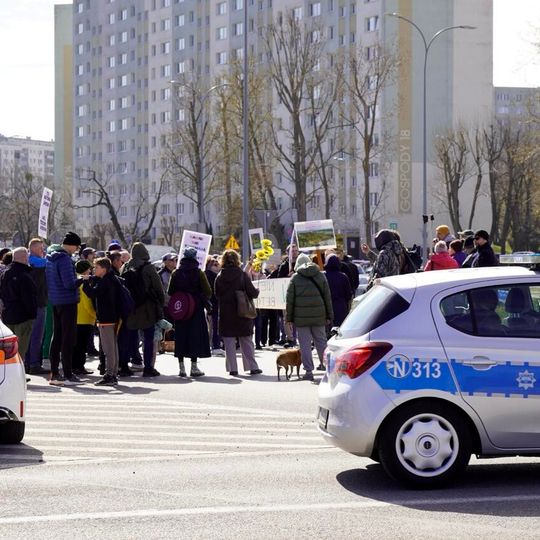 protest pod Ergo Areną w obronie terenów zielonych, Sopot 2026