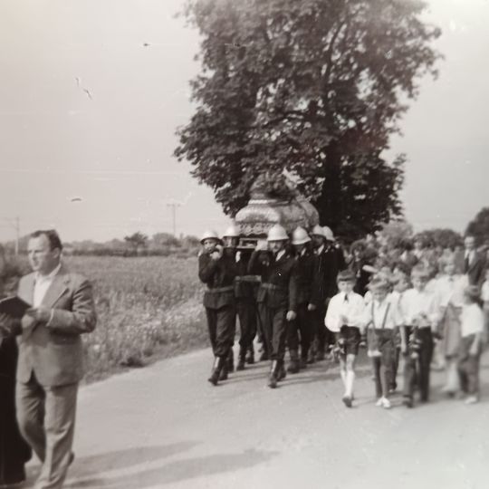 pogrzeb naczelnika OSP Brzuśce Edwarda Skoczylasa
