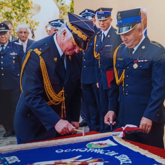 wręczenie sztandaru OSP Brzuśce