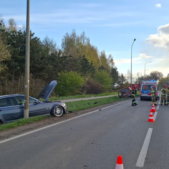 śmiertelny wypadek pod Malborkiem