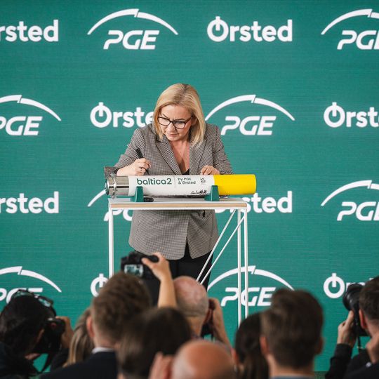 inauguracja budowy morskiej farmy wiatrowej Baltica 2, Gdańsk 2026