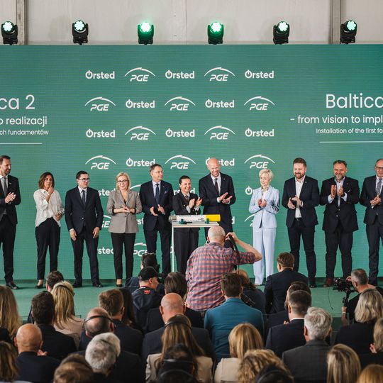 inauguracja budowy morskiej farmy wiatrowej Baltica 2, Gdańsk 2026
