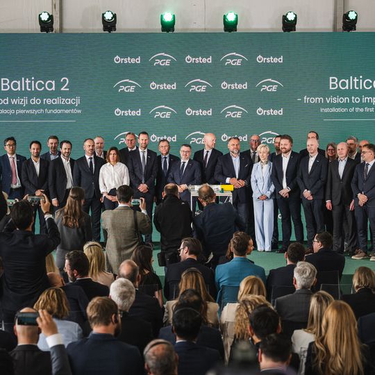 inauguracja budowy morskiej farmy wiatrowej Baltica 2, Gdańsk 2026