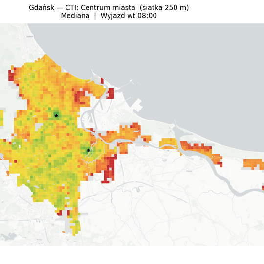 mapy CTI dla Gdańska