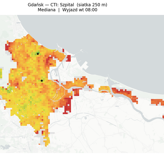 mapy CTI dla Gdańska