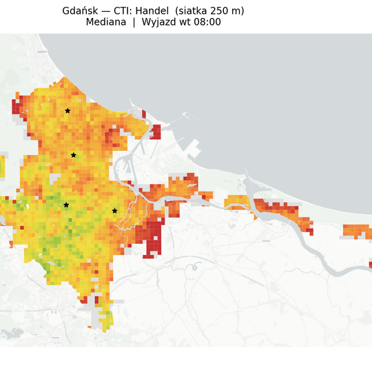mapy CTI dla Gdańska