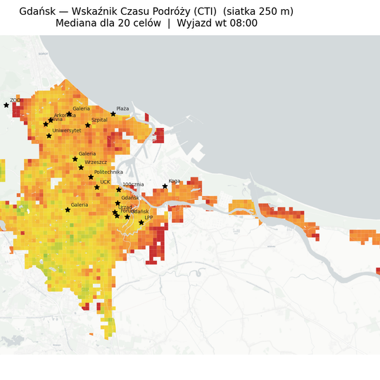 mapy CTI dla Gdańska