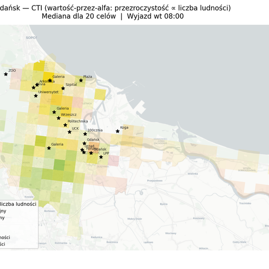 mapy CTI dla Gdańska