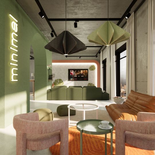 co-living Shed Living, Gdańsk, wizualizacja