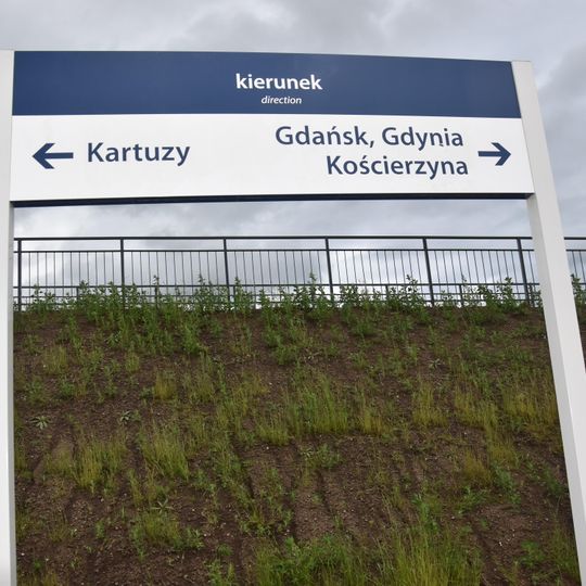 pociąg na trasie Somonino-Kartuzy