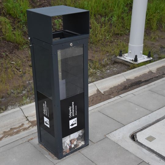 pociąg na trasie Somonino-Kartuzy