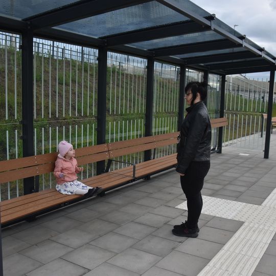 pociąg na trasie Somonino-Kartuzy