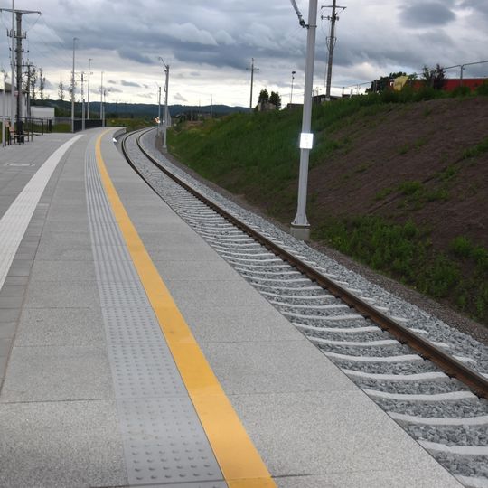 pociąg na trasie Somonino-Kartuzy