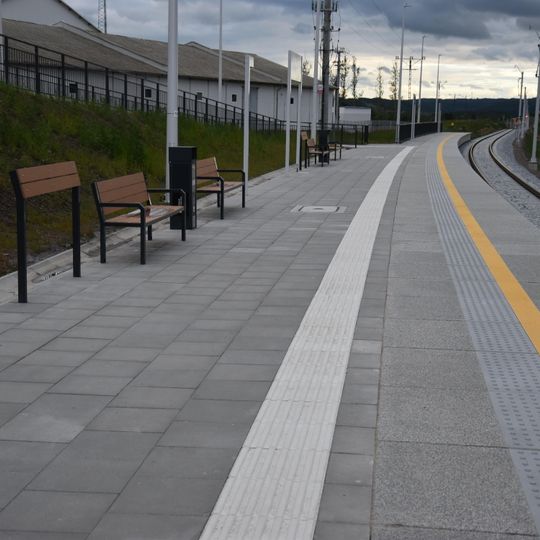 pociąg na trasie Somonino-Kartuzy