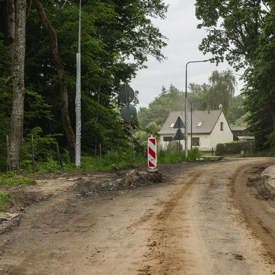 ostatni odcienk drogi S6 na Pomorzu tuż przed otwarciem