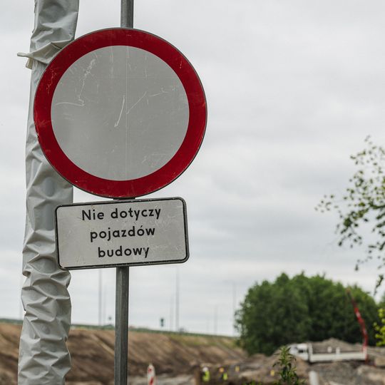 ostatni odcienk drogi S6 na Pomorzu tuż przed otwarciem