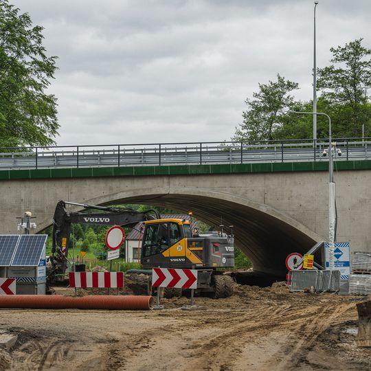 ostatni odcienk drogi S6 na Pomorzu tuż przed otwarciem
