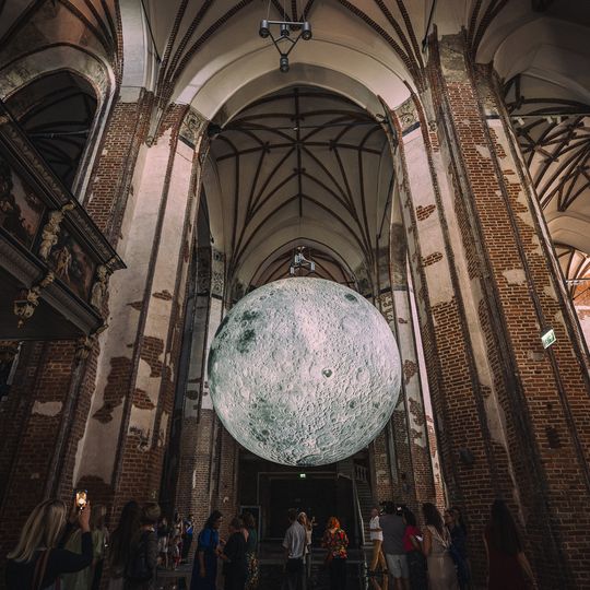 otwarcie wystawy „Museum of the Moon”, Centrum św. Jana, Gdańsk 2026